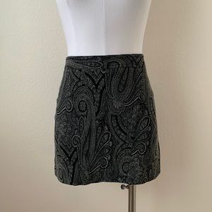 Express Paisley Mini Skirt